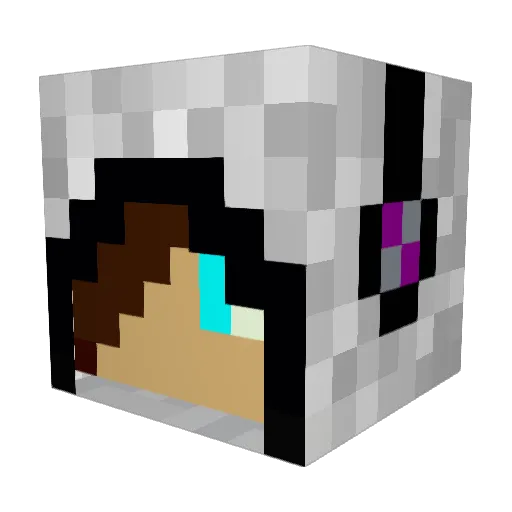 MrButterMan300 Minecraft avatar head, 3D render