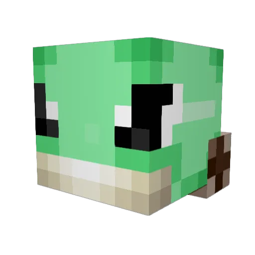 MrCBBits Minecraft avatar head, 3D render