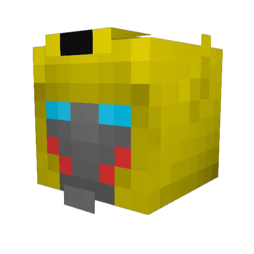 MrCRANKx Minecraft avatar head, 3D render