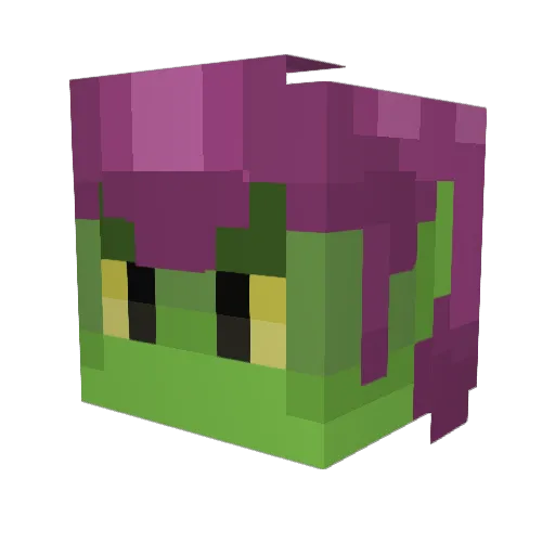MrCake_ Minecraft avatar head, 3D render