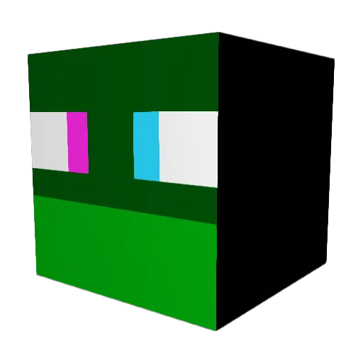MrCalipo Minecraft avatar head, 3D render