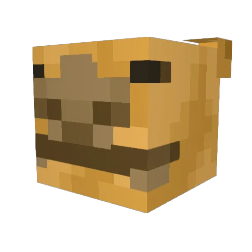 MrCamelMan Minecraft avatar head, 3D render