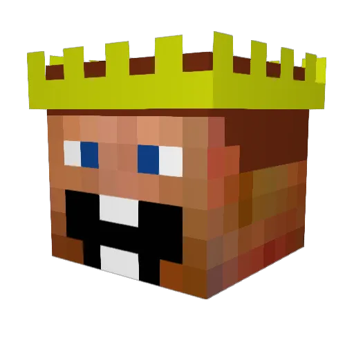 MrCamerooon Minecraft avatar head, 3D render