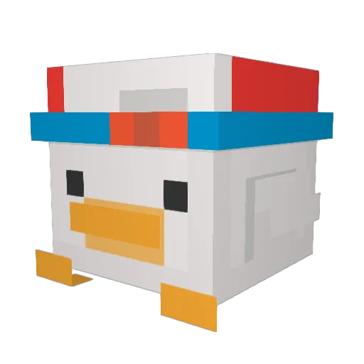 MrCampbellFTW Minecraft avatar head, 3D render