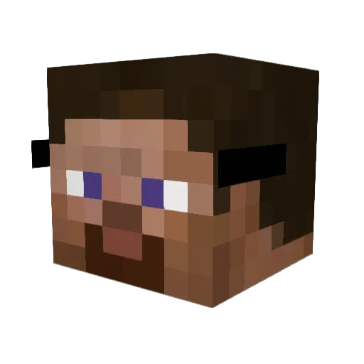 MrCanada99 Minecraft avatar head, 3D render