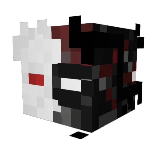 MrCaptainWTF Minecraft avatar head, 3D render