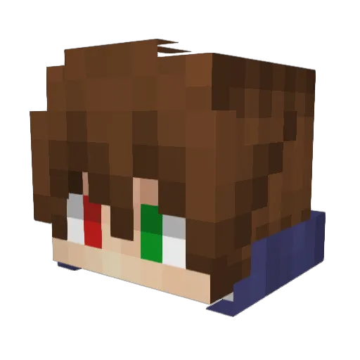 MrCaptastic Minecraft avatar head, 3D render