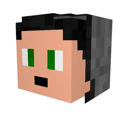 MrCatastrophe666 Minecraft avatar head, 3D render