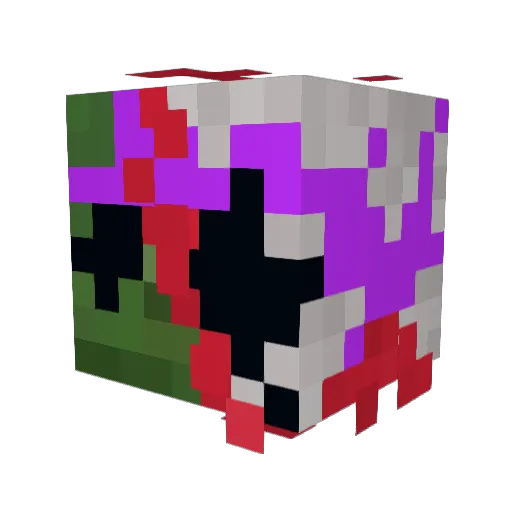 MrCattyWampus Minecraft avatar head, 3D render