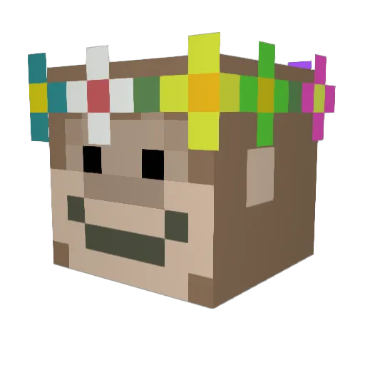 MrCeleryBoy Minecraft avatar head, 3D render