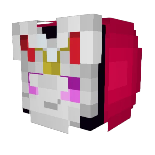 MrChaino07 Minecraft avatar head, 3D render