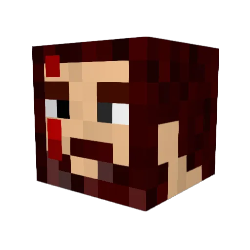 MrChangeAble Minecraft avatar head, 3D render