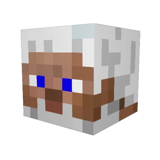 MrChaos_ Minecraft avatar head, 3D render