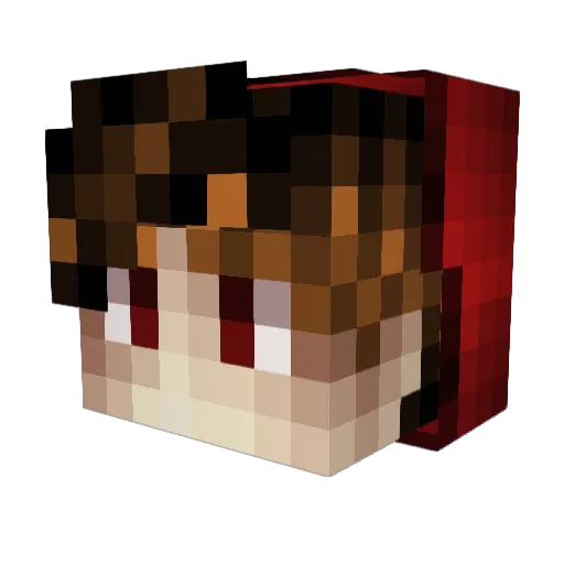 MrCheManYT Minecraft avatar head, 3D render