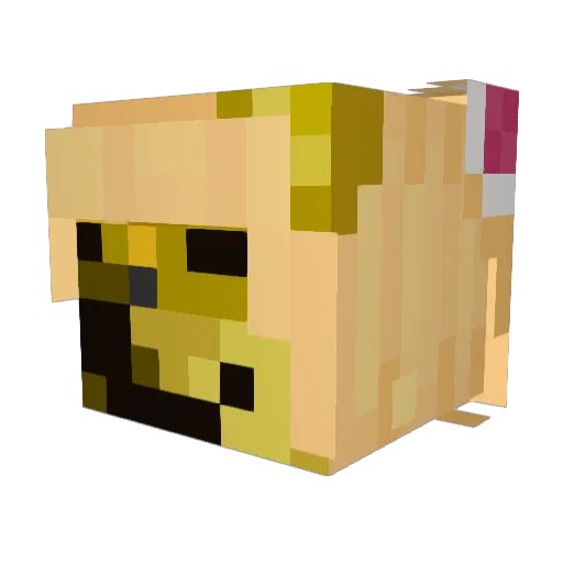 MrCheemster Minecraft avatar head, 3D render
