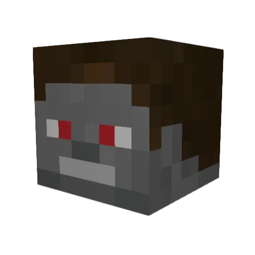 MrCheese9600 Minecraft avatar head, 3D render