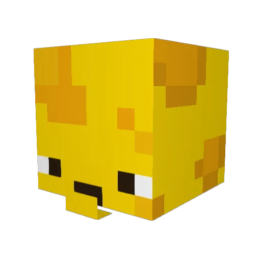 MrCheesezee Minecraft avatar head, 3D render