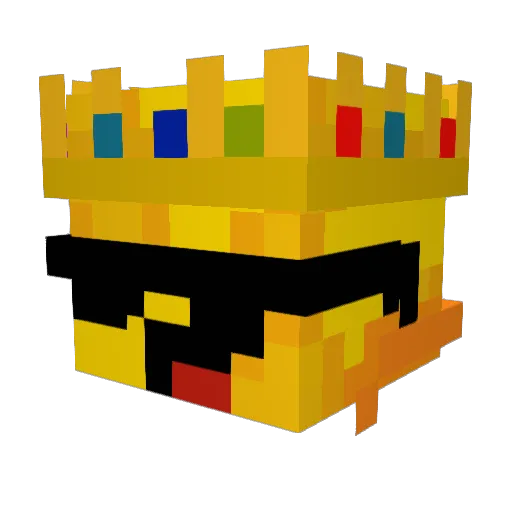 MrCheexe Minecraft avatar head, 3D render