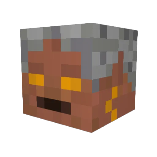 MrChickenDropper Minecraft avatar head, 3D render