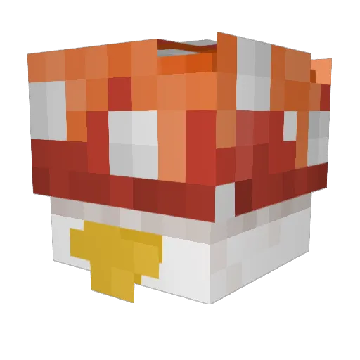 MrChiken69 Minecraft avatar head, 3D render