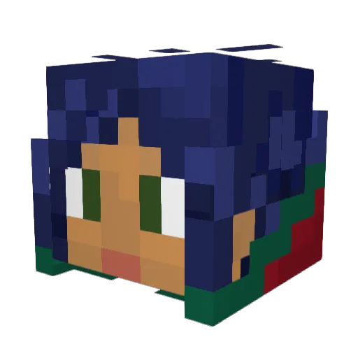 MrChorls Minecraft avatar head, 3D render