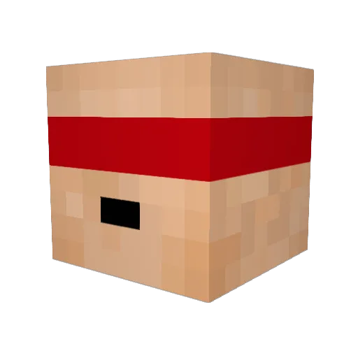 MrChowfun Minecraft avatar head, 3D render