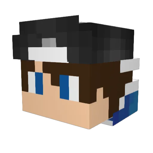 MrChris2238 Minecraft avatar head, 3D render