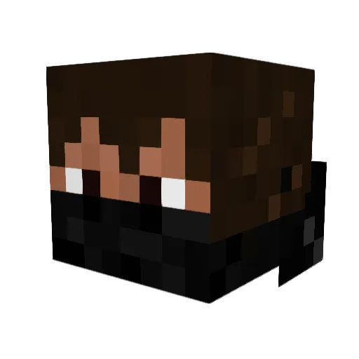 MrChrissi3 Minecraft avatar head, 3D render