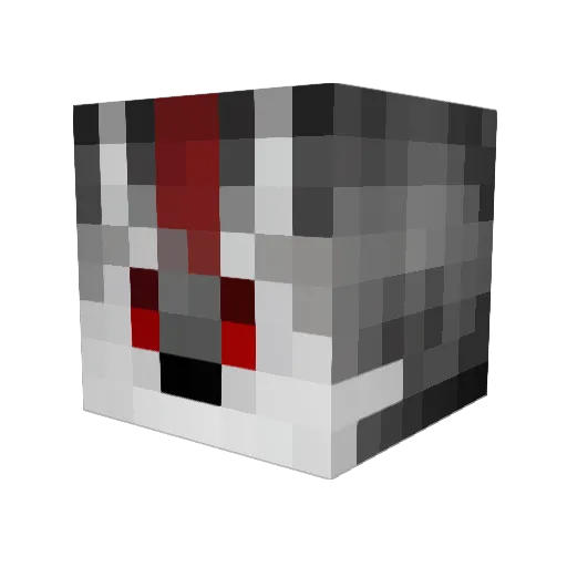 MrChristoff Minecraft avatar head, 3D render