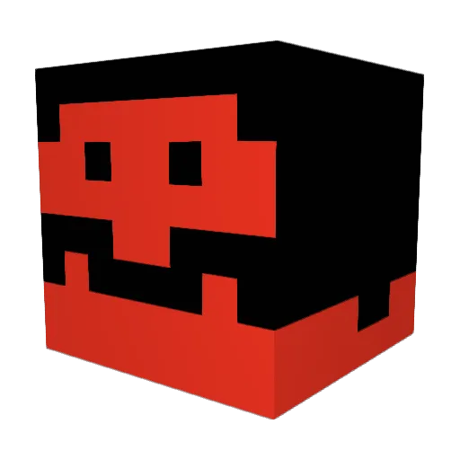 MrChromee Minecraft avatar head, 3D render