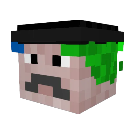 MrChronos Minecraft avatar head, 3D render