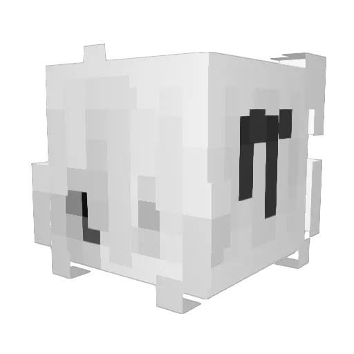 MrChunya Minecraft avatar head, 3D render