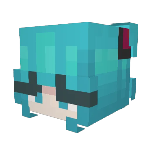MrCierek Minecraft avatar head, 3D render