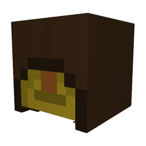 MrCipoT Minecraft avatar head, 3D render