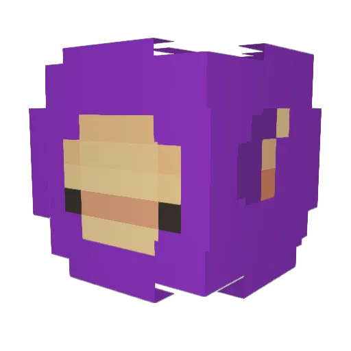 MrCl0wn Minecraft avatar head, 3D render