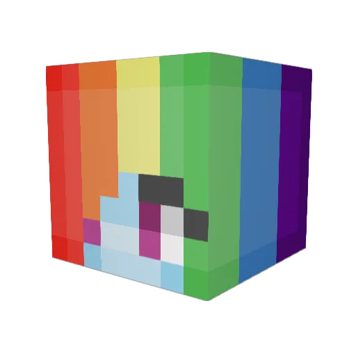 MrClean27 Minecraft avatar head, 3D render