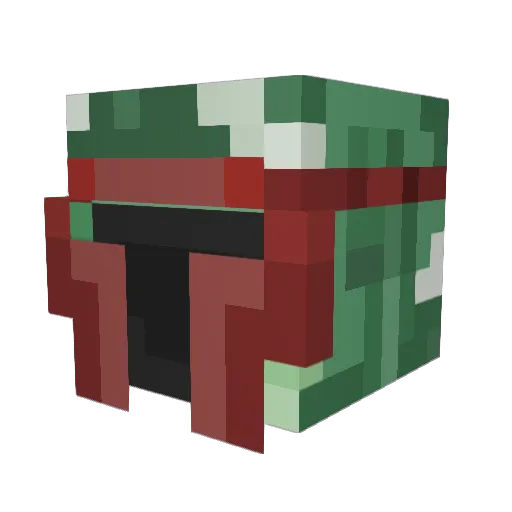 MrCleansDaddy Minecraft avatar head, 3D render