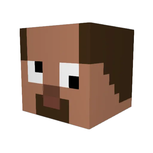 MrCliveBixby Minecraft avatar head, 3D render
