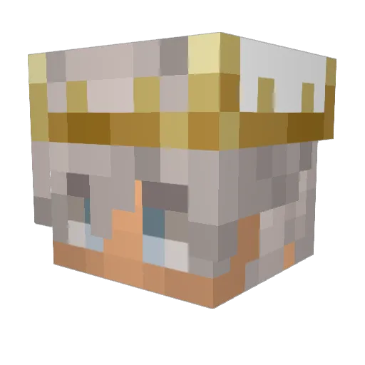 MrClone4 Minecraft avatar head, 3D render