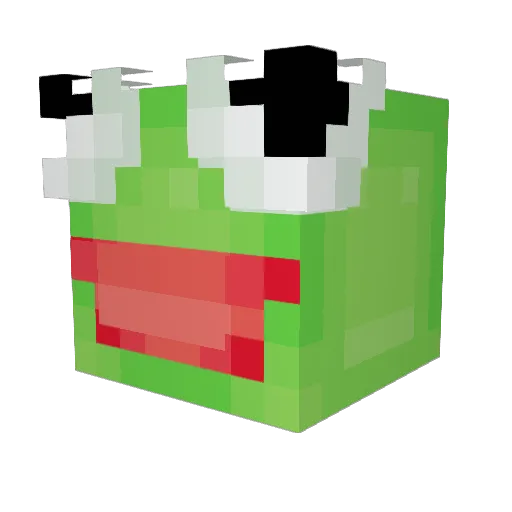 MrCoconut384 Minecraft avatar head, 3D render