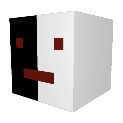 MrCoconut978 Minecraft avatar head, 3D render