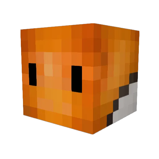 MrCodfish Minecraft avatar head, 3D render