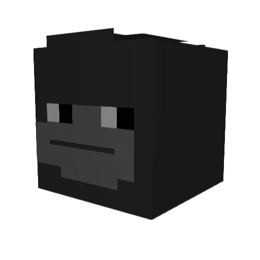 MrCodingMan Minecraft avatar head, 3D render