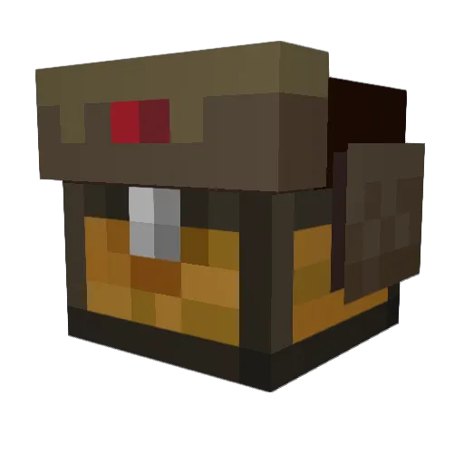 MrCofre Minecraft avatar head, 3D render