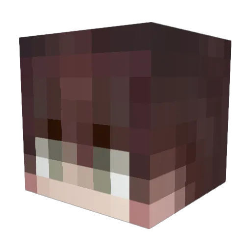 MrComandante Minecraft avatar head, 3D render