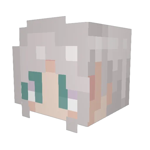 MrConnorr Minecraft avatar head, 3D render