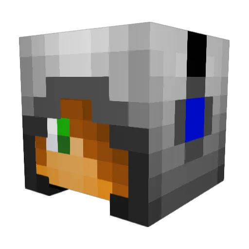MrContreras Minecraft avatar head, 3D render