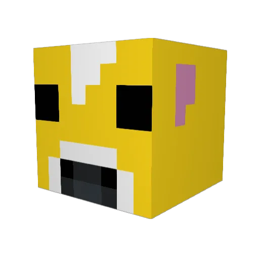 MrCookie308 Minecraft avatar head, 3D render