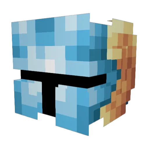 MrCoolGuy26 Minecraft avatar head, 3D render