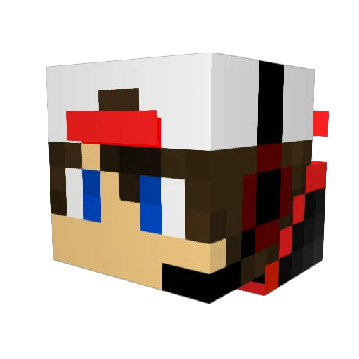 MrCoolJosh Minecraft avatar head, 3D render